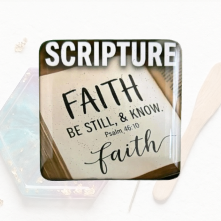 Scripture Collection resin magnet - Faith, Psalm 46:10